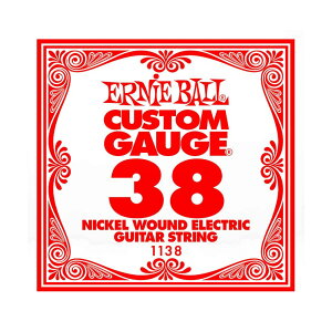 �A�[�j�[�{�[�� ERNIE BALL 1138 NICKEL WOUND 038 �G���L�M�^�[�p�o����