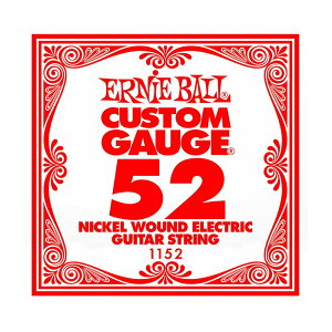 �A�[�j�[�{�[�� ERNIE BALL 1152 NICKEL WOUND 052 �G���L�M�^�[�p�o����
