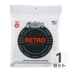 MARTIN MM12 Retro Acoustic Monel Nickel Light AR[XeBbNM^[