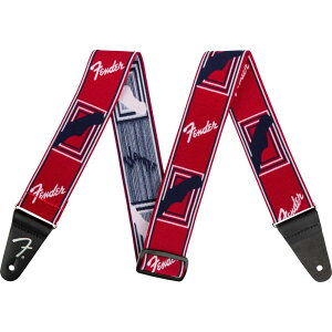 tF_[ Fender Weighless Monogram Strap Red/White/Blue M^[Xgbv