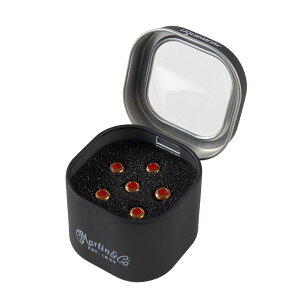 �u���b�W�s�� �}�[�`�� MARTIN Luxe by Martin Bridge Pins Gold With Red 18APP0006 �S�[���h ���b�h�h�b�g