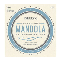 D'AddarioEJ72PhosphorBronzeMandolaStringsLight14-49マンドラ用弦