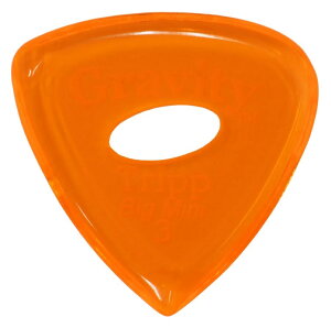 GRAVITY GUITAR PICKS Tripp -Big Mini Elipse Grip Hole- GTRB3PE 3.0mm Orange M^[sbN