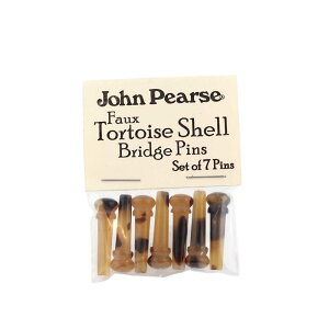 John Pearse JP-TSP Faux TortoiseixbREj Shell Bridge Pins ubWs