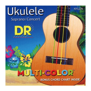 DR UMCSC SOPRANO  CONCERT UKULELE MULTI COLOR EN
