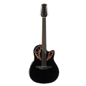 Ix[VM^[ OVATION CE4412-5-G BLK Celebrity Elite 12-String Mid Depth Black 12AR[XeBbNM^[ GAR