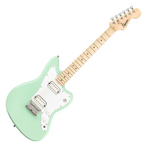 Squier Mini Jazzmaster HH Maple Fingerboard Surf Green GLM^[