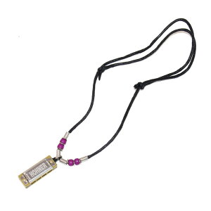z[i[ n[jJ HOHNER Mini Harmonica Necklace Purple ~jn[jJ lbNX