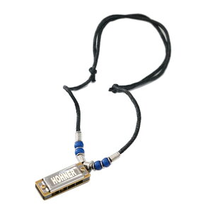 �z�[�i�[ �n�[���j�J HOHNER Mini Harmonica Necklace Dark Blue �~�j�n�[���j�J �l�b�N���X