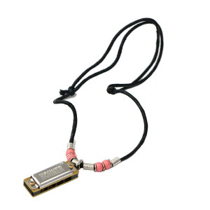 z[i[ n[jJ HOHNER Mini Harmonica Necklace Pink ~jn[jJ lbNX