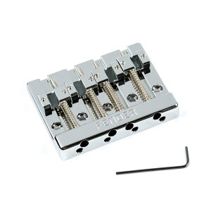 Fender HiMass 4-String Bass Bridge Assembly With Zinc Saddles Chrome x[XpubW