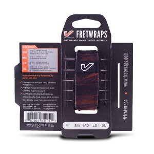 Gruv Gear FW-1PK-MED-MD FretWraps Wood Walnut Prints 1-Pack �~�f�B�A�� 5���x�[�X/6���N���V�b�N�M�^�[�p �t���b�g���b�v