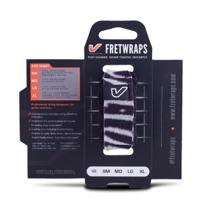 Gruv Gear FW-1PK-ZEB-XL FretWraps Wild Zebra Prints 1-Pack GNXg[W 8`12GLM^[p tbgbv