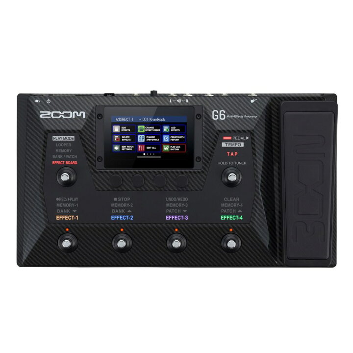 楽天市場】ZOOM G6 ギターマルチエフェクター : chuya-online チューヤ 
