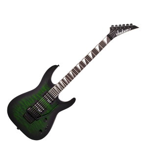 Jackson JS Series Dinky Arch Top JS32Q DKA Transparent Green Burst GLM^[