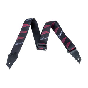Jackson Strap with Headstock Pattern Black/Red M^[Xgbv