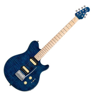 Sterling By Musicman SUB AXIS FLAME TOP AX3FM Neptune Blue GLM^[