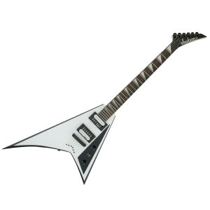 Jackson JS Series Rhoads JS32T White with Black Bevels GLM^[