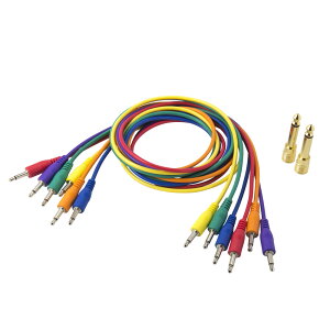 �R���O KORG SQ-CABLE-6 PATCH CABLE for SQ �p�b�`�P�[�u���Z�b�g �~�j�t�H�[���P�[�u��6�{/�ϊ��v���O2�Z�b�g