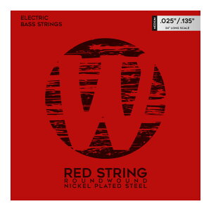 WARWICK 46401 M 6 025/135 RED nickel 6-string Set M 6x[X