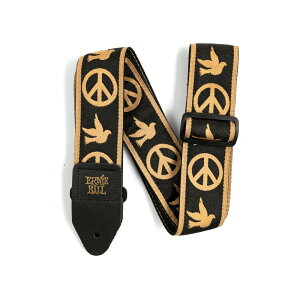 �A�[�j�[�{�[�� ERNIE BALL 4613 Peace Love Dove Jacquard Strap �M�^�[�X�g���b�v