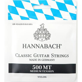 ハナバッハ クラシックギター弦 1セット HANNABACH ミディアムテンション 500シリーズ SET500MT ギター弦 クラギ弦