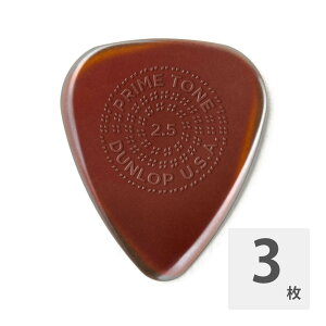 JIM DUNLOP Primetone Sculpted Plectra Standard with Grip 510P 2.5mm M^[sbN×3