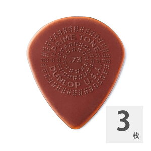 JIM DUNLOP Primetone Jazz III Sculpted Plectra with Grip 520P 0.73mm M^[sbN×3