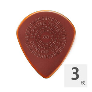 JIM DUNLOP Primetone Jazz III Sculpted Plectra with Grip 520P 0.88mm �M�^�[�s�b�N×3������