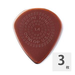 JIM DUNLOP Primetone Jazz III Sculpted Plectra with Grip 520P 1.4mm �M�^�[�s�b�N×3������
