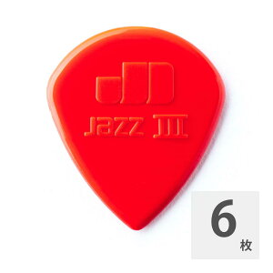 JIM DUNLOP Nylon Jazz III Nylon Pick RD 1.38mm M^[sbN×6