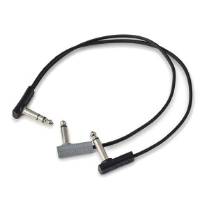 RockBoard RBO CAB F Y 30 BK Flat Patch Y Splitter Cable 30cm �t���b�gY���P�[�u��