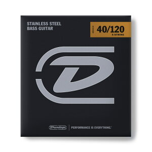 JIM DUNLOP STAINLESS STEEL Bass Strings DBS40120 5GLx[X