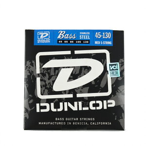 JIM DUNLOP STAINLESS STEEL Bass Strings DBS45130 5GLx[X