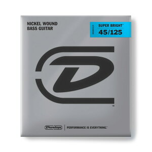 JIM DUNLOP Super Bright Nickel Wound Bass Strings DBSBN45125 5GLx[X