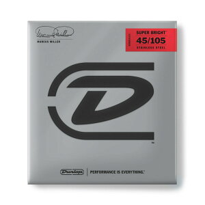 JIM DUNLOP Marcus Miller Super Bright Bass Strings DBMMS45105 GLx[X