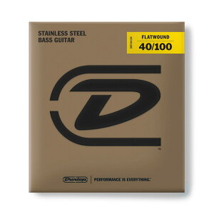 JIM DUNLOP Stainless Steel Flatwound Bass Strings DBFS40100 �G���L�x�[�X��