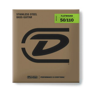 JIM DUNLOP Stainless Steel Flatwound Bass Strings DBFS50110 �G���L�x�[�X��
