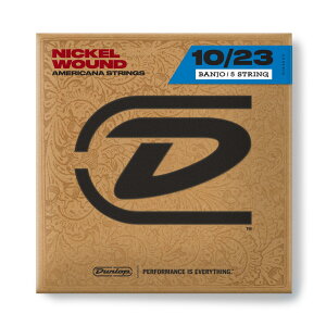 JIM DUNLOP NICKEL WOUND LOOP END BANJO STRINGS DJN1023 5���o���W���[��