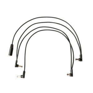 RockBoard RBO CAB POWER DC4 A Flat Daisy Chain Cable 4 Outputs Angled �G�t�F�N�^�[�p �d�����z�P�[�u��