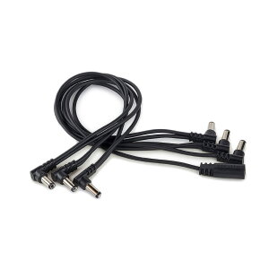 RockBoard RBO CAB POWER DC6 A Flat Daisy Chain Cable 6 Outputs Angled �G�t�F�N�^�[�p �d�����z�P�[�u��