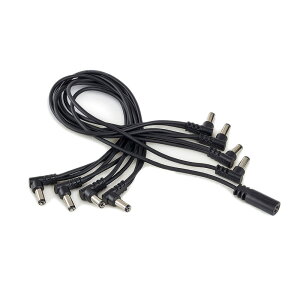 RockBoard RBO CAB POWER DC8 A Flat Daisy Chain Cable 8 Outputs Angled �G�t�F�N�^�[�p �d�����z�P�[�u��