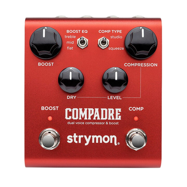楽天市場】strymon COMPADRE コンプレッサー ブースター ギター 