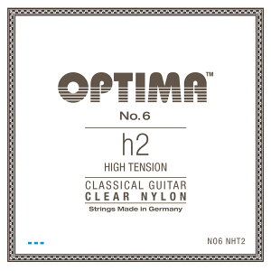 Optima Strings No6.NHT2 Nylon B/H2 High 2弦 バラ弦 クラシックギター弦