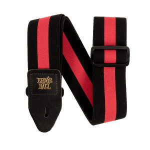 �A�[�j�[�{�[�� ERNIE BALL 5329 STRETCH COMFORT RACER RED STRAP P05329 �M�^�[�X�g���b�v
