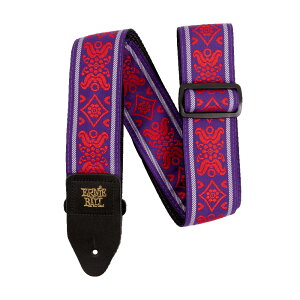 A[j[{[ ERNIE BALL 5330 ROYAL FLUSH RED JACQUARD STRAP P05330 M^[Xgbv