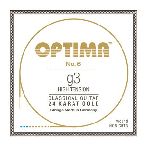 Optima Strings NO6.GHT3 No.6 24K Gold G3 High 3�� �o���� �N���V�b�N�M�^�[��