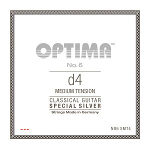 Optima Strings NO6.SMT4 No.6 Special Silver D4 Medium 4�� �o���� �N���V�b�N�M�^�[��