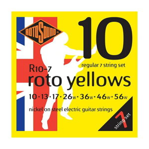 gTEh 7M^[ 1Zbg R10-7 Roto Yellows 7 String REGULAR 10-56 7GLM^[ ROTOSOUND