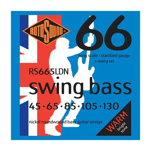 gTEh 5x[X 1Zbg RS665LDN Swing Bass 66 Standard 5-Strings Set 45-130 LONG SCALE 5GLx[X ROTOSOUND
